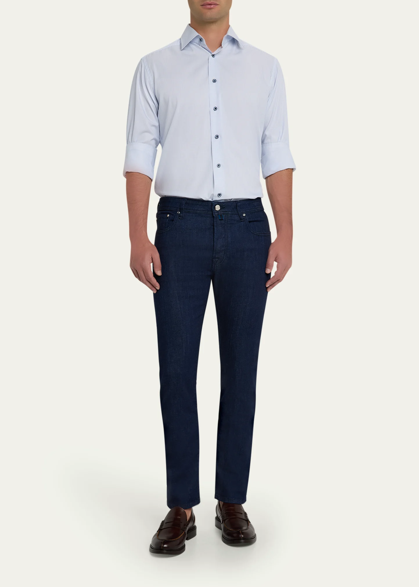 Men's Overdyed Denim Slim Fit Jeans